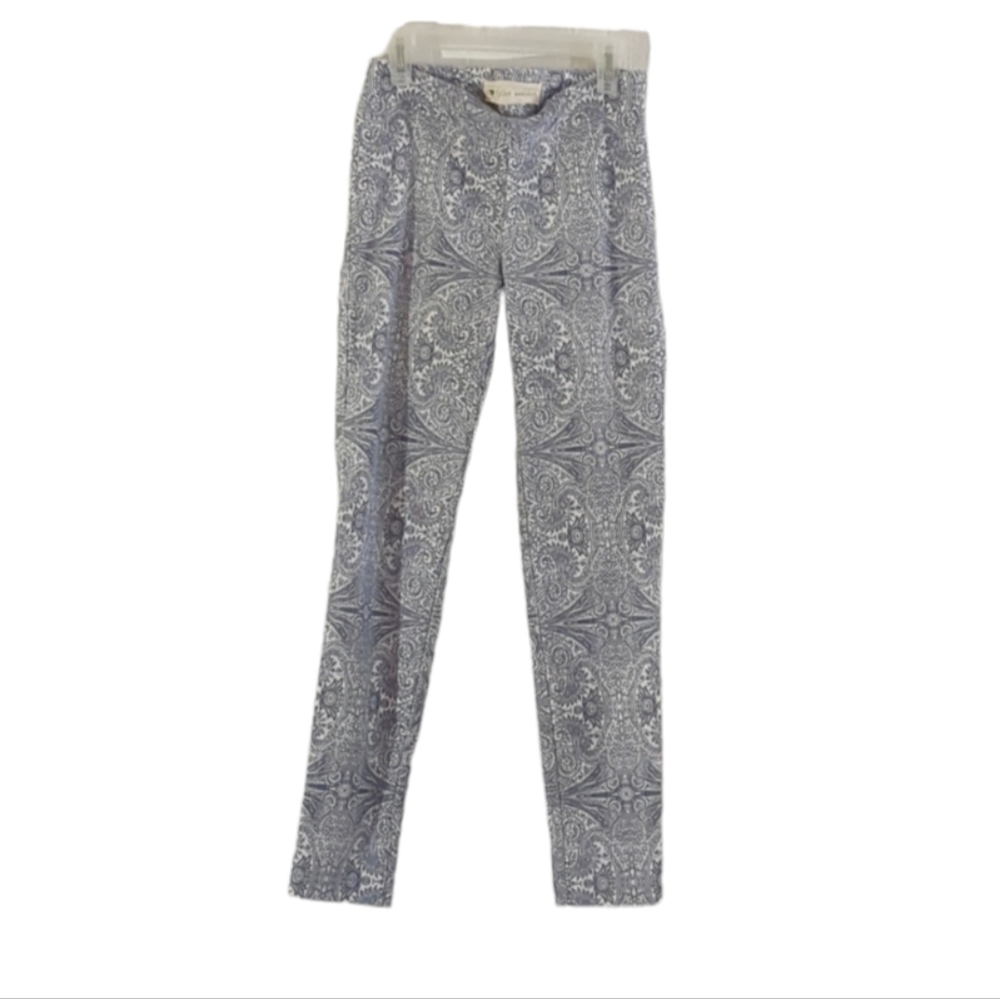 I love Tyler Madison size xs tp pant white and blue 76 %Rayon 21%nylon 3%lycra - Picture 1 of 5